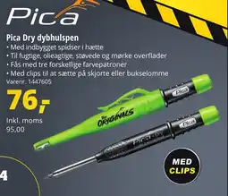 10-4 Byggecenter Pica Dry dybhulspen tilbud