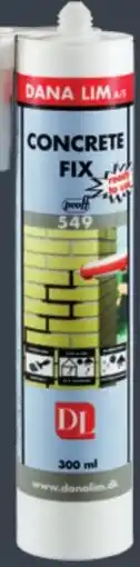 10-4 Byggecenter Dana concrete fix 549 tilbud