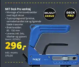 10-4 Byggecenter NKT Deck Pro værktøj tilbud