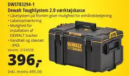 10-4 Byggecenter DWST83294-1 Dewalt ToughSystem 2.0 værktøjskasse tilbud