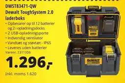 10-4 Byggecenter DWST83471-QW Dewalt ToughSystem 2.0 laderboks tilbud