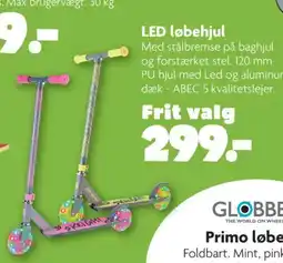 Fætter BR LED løbehjul tilbud