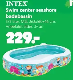 Fætter BR INTEX® Swim center seashore badebassin tilbud