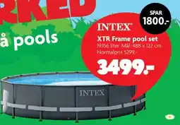 Fætter BR INTEX® XTR Frame pool set tilbud