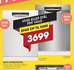 Expert BOSCH OPVASKEMASKINE tilbud