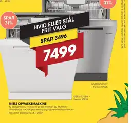 Expert Miele opvaskemaskine tilbud