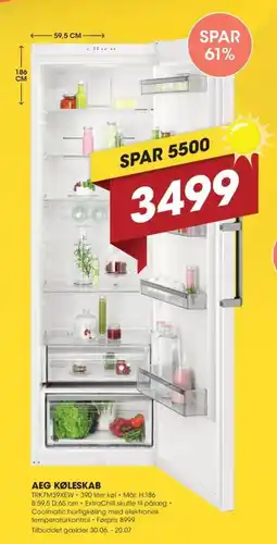Expert AEG KØLESKAB tilbud