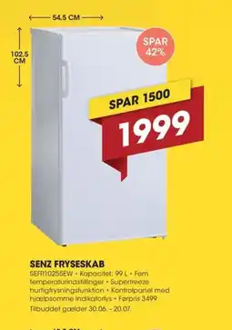 Expert SENZ FRYSESKAB tilbud