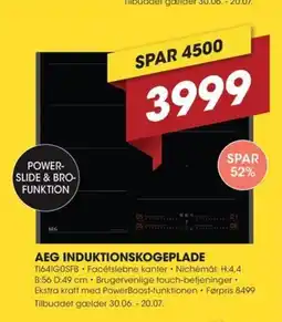 Expert AEG INDUKTIONSKOGEPLADE tilbud