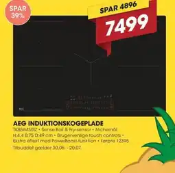 Expert AEG INDUKTIONSKOGEPLADE tilbud