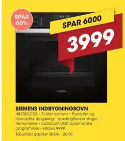 Expert Siemens indbygningsovn tilbud