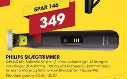 Expert PHILIPS SKÆGTRIMMER tilbud