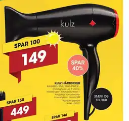 Expert KULZ HÅRTØRRER tilbud