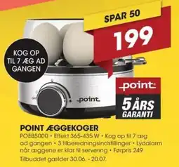 Expert POINT ÆGGEKOGER tilbud