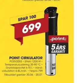 Expert POINT CIRKULATOR tilbud
