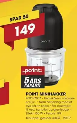 Expert POINT MINIHAKKER tilbud