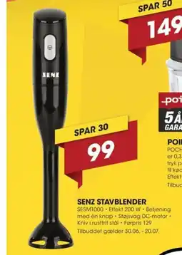 Expert Senz stavblender tilbud
