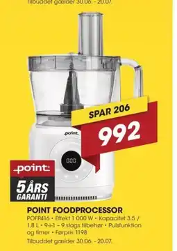Expert POINT FOODPROCESSOR tilbud