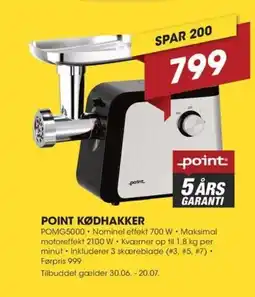 Expert POINT KØDHAKKER tilbud