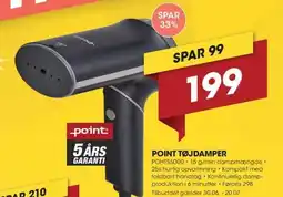 Expert POINT TØJDAMPER tilbud