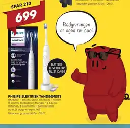 Expert PHILIPS ELEKTRISK TANDBØRSTE tilbud