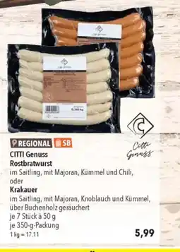 Citti CITTI Genuss Rostbratwurst tilbud