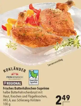 Citti Frisches Butterhähnchen-Suprême tilbud