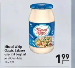 Citti Miracel Whip Classic, Balance oder mit Joghurt tilbud