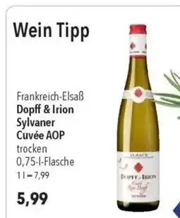 Citti Frankreich-Elsaẞ Dopff & Irion Sylvaner Cuvée AOP tilbud