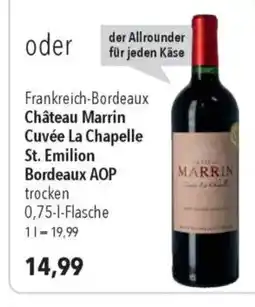 Citti Frankreich-Bordeaux Château Marrin Cuvée La Chapelle tilbud
