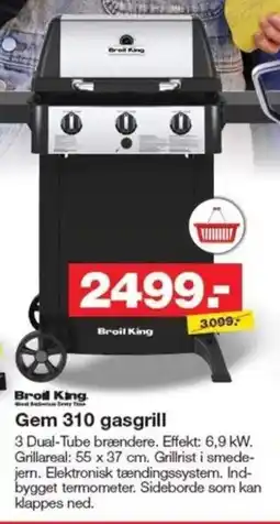 Bauhaus Broil King Gem 310 gasgrill tilbud