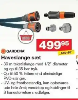 Bauhaus GARDENA Haveslange sæt tilbud