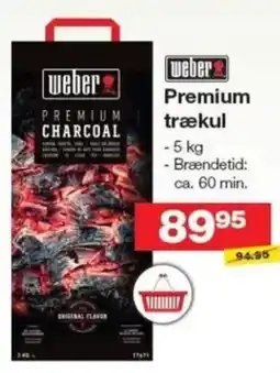 Bauhaus Weber premium trækul tilbud