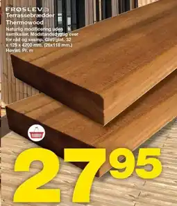 Bauhaus FRØSLEV Terrassebrædder Thermowood tilbud