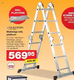 Bauhaus SILKEBORG Multistige inkl. platform tilbud