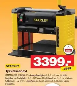 Bauhaus STANLEY Tykkelseshøvl tilbud
