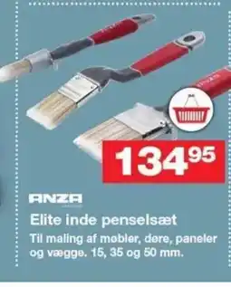 Bauhaus ANZA Elite inde penselsæt tilbud