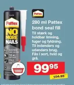 Bauhaus Pattex bond seal fill tilbud