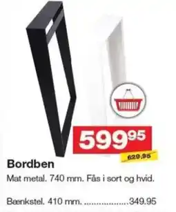 Bauhaus Bordben tilbud