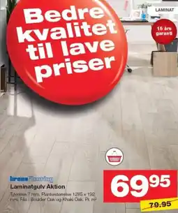 Bauhaus Kroneflooring laminatgulv aktion tilbud