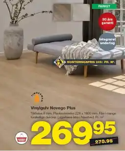 Bauhaus Vinylgulv Novego Plus tilbud