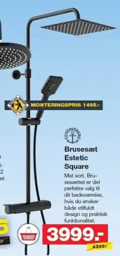 Bauhaus Brusesæt Estetic Square tilbud