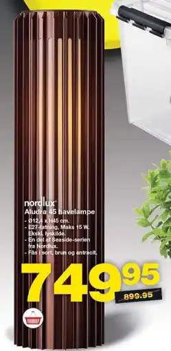Bauhaus Nordlux® aludra 45 havelampe tilbud