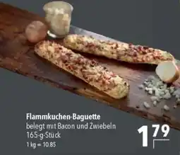Citti Flammkuchen-Baguette belegt mit Bacon und Zwiebeln tilbud