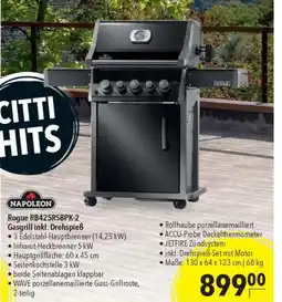 Citti Rogue RB425RSBPK-2 Gasgrill inkl. Drehspieß tilbud