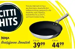 Citti NINJA Bratpfanne Zerostick tilbud