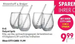 Citti R+B Partyset Spritz tilbud