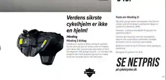Cykelstyrken Hövding 3 airbag tilbud