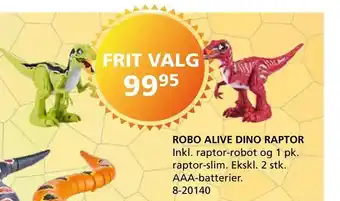 Robo alive dino raptor
