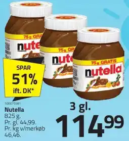 Fleggaard Nutella tilbud
